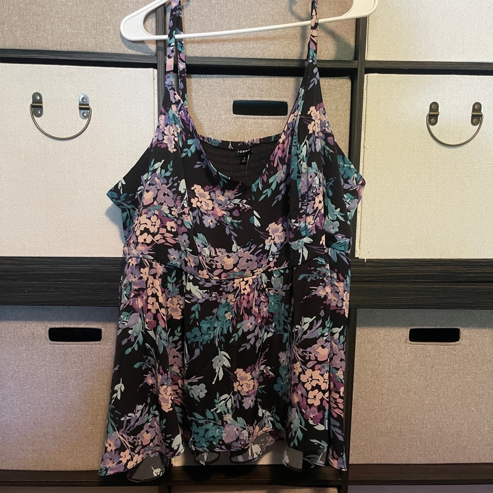 Torrid Floral Tank Top